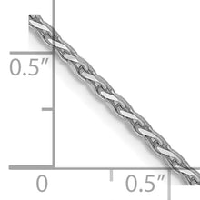 Load image into Gallery viewer, 14k WG 1.9mm D/C Parisian Wheat Chain
