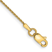 Load image into Gallery viewer, 14k .8mm Parisian Diamond-cut Wheat Chain Anklet
