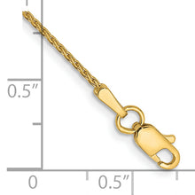 Load image into Gallery viewer, 14K 1mm D/C Parisian Wheat Chain
