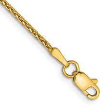 Load image into Gallery viewer, 14K 1.5mm Parisian Diamond-cut Wheat Chain Anklet
