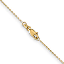 Load image into Gallery viewer, 14k .8mm D/C Cable with Lobster Clasp Chain

