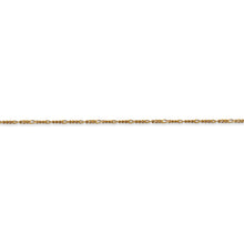 Load image into Gallery viewer, 14k 1.25mm Flat Figaro Pendant Chain
