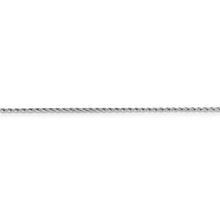 Load image into Gallery viewer, 14k WG 1.25mm Round Parisian Wheat Chain
