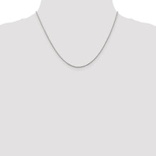 Load image into Gallery viewer, 14k WG 1.25mm Round Parisian Wheat Chain
