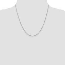 Load image into Gallery viewer, 14k WG 1.25mm Round Parisian Wheat Chain
