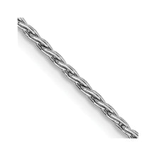 Load image into Gallery viewer, 14k WG 1.25mm Round Parisian Wheat Chain
