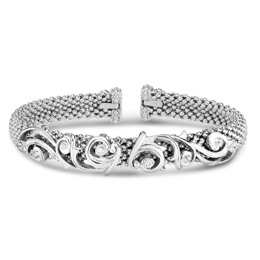 Baroque Diamond Popcorn Renaissance Bangle