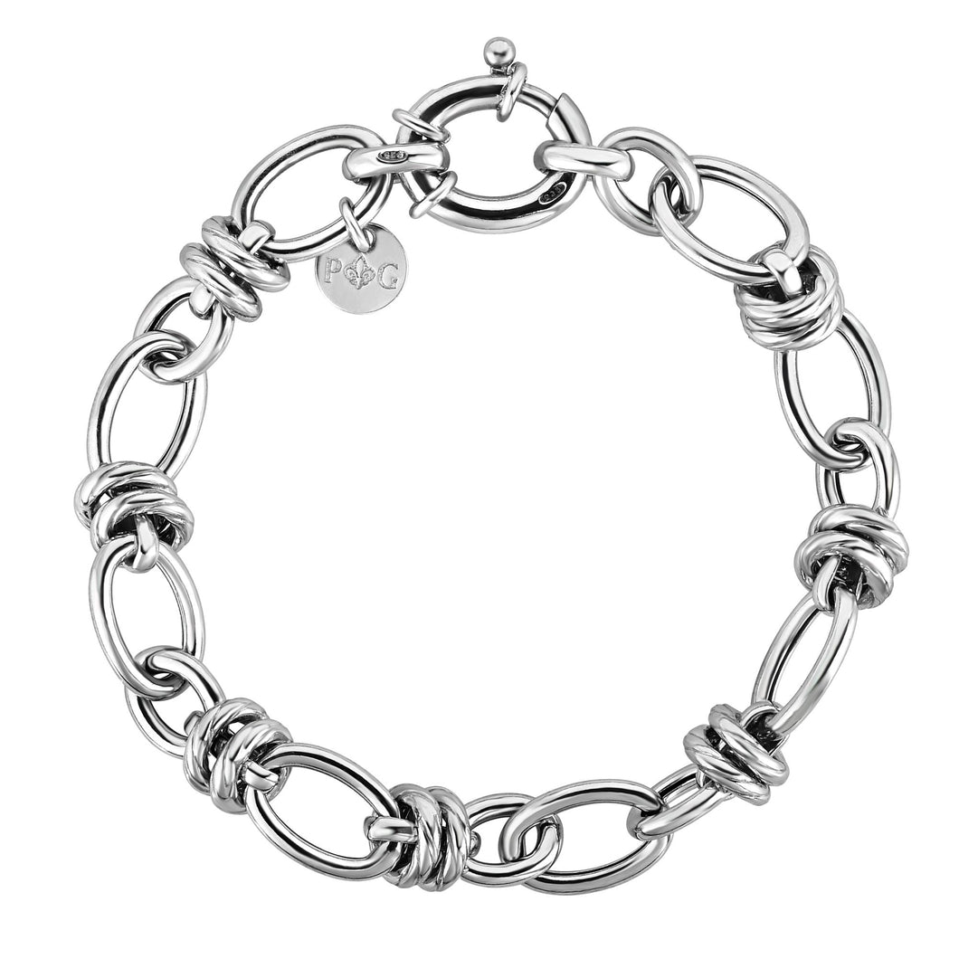 Sterling Silver Italian Cable Bracelet