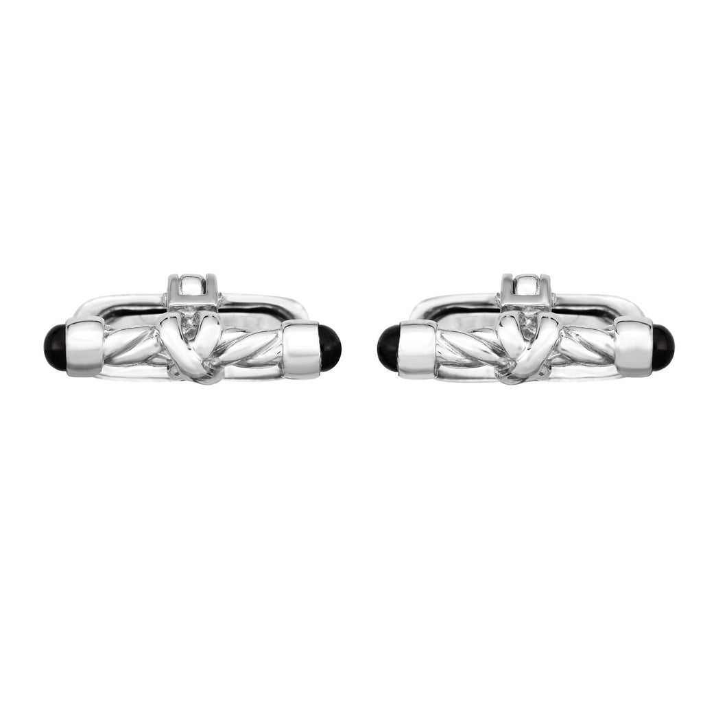 Sterling Silver Men's Cuff Link