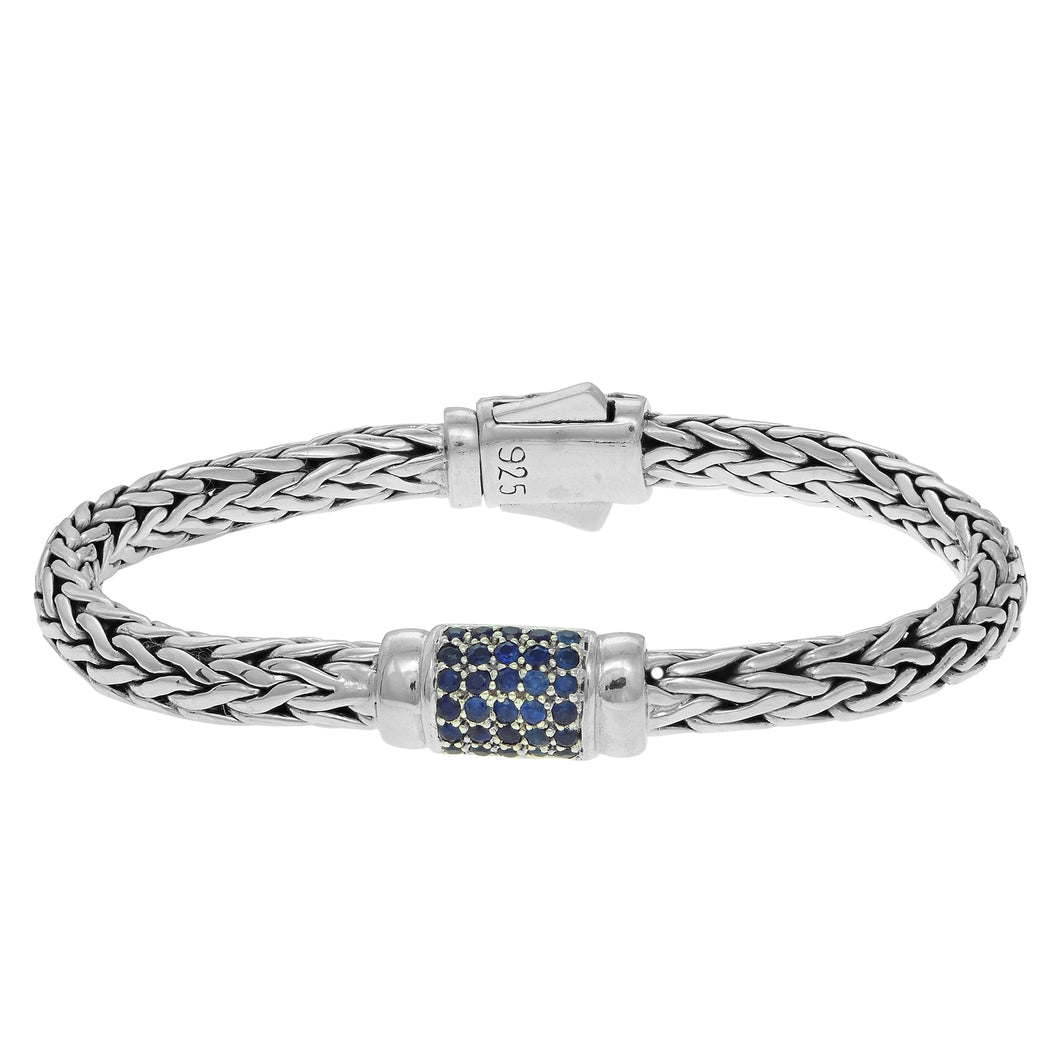 Sterling Silver Woven Bracelet