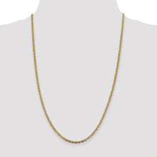 Load image into Gallery viewer, 14k 2.75mm Tri-color Gold Pav? Valentino Chain
