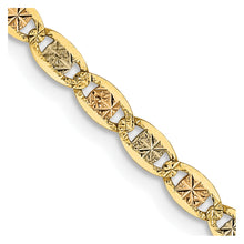 Load image into Gallery viewer, 14k 2.75mm Tri-color Gold Pav? Valentino Chain
