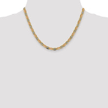 Load image into Gallery viewer, 14k 4.65mm Tri-color Gold Pav? Valentino Chain
