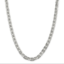 Load image into Gallery viewer, Sterling Silver 7mm Flat Anchor Chain

