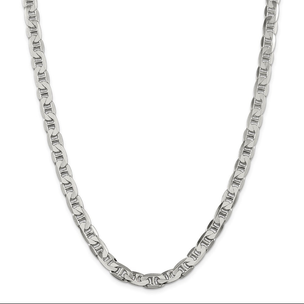 Sterling Silver 7mm Flat Anchor Chain