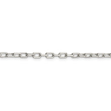 Load image into Gallery viewer, Sterling Silver 3.5mm Diamond-cut Long Link Cable Chain

