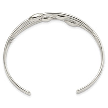 Load image into Gallery viewer, Sterling Silver Polished 4 Band Cuff Bangle
