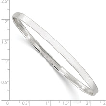 Load image into Gallery viewer, Sterling Silver Polished 4mm Slip-on Bangle
