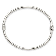 Load image into Gallery viewer, Sterling Silver Polished Hinged Bangle
