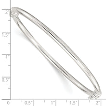 Load image into Gallery viewer, Sterling Silver Polished Hinged Bangle
