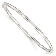 Load image into Gallery viewer, Sterling Silver Polished Hinged Bangle
