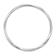 Load image into Gallery viewer, Sterling Silver Rhodium-plated 3.50mm Bangle
