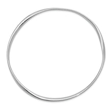 Load image into Gallery viewer, Sterling Silver Rhodium-plated 2.25mm Bangle
