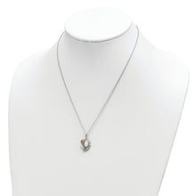 Load image into Gallery viewer, Sterling Silver w/12K Accents &amp; Cr White Opal Black Hills Gold Necklace
