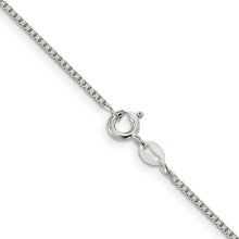 Load image into Gallery viewer, Sterling Silver 1.25mm 8 Sided Diamond-cut Box Chain
