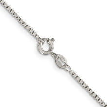 Load image into Gallery viewer, Sterling Silver 1.5mm 8 Sided Diamond-cut Box Chain
