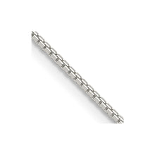 Load image into Gallery viewer, Sterling Silver 1.5mm 8 Sided Diamond-cut Box Chain w/2in ext.
