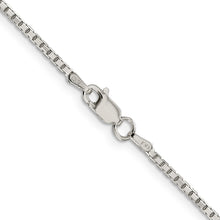 Load image into Gallery viewer, Sterling Silver 1.7mm 8 Sided Diamond-cut Box Chain
