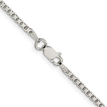 Load image into Gallery viewer, Sterling Silver 2mm 8 Sided Diamond-cut Box Chain

