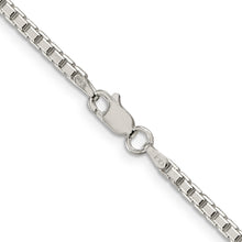 Load image into Gallery viewer, Sterling Silver 2.5mm 8 Sided Diamond-cut Box Chain
