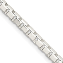 Load image into Gallery viewer, Sterling Silver 3.8mm 8 Sided Diamond-cut Box Chain
