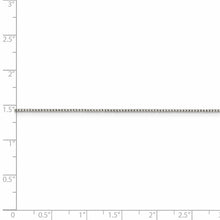 Load image into Gallery viewer, Sterling Silver Rhodium-plated .9mm Box Chain
