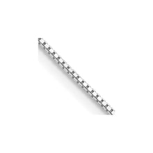 Load image into Gallery viewer, Sterling Silver Rhodium-plated .9mm Box Chain
