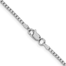 Load image into Gallery viewer, Sterling Silver Rhodium-plated 1.75mm Box Chain
