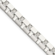Load image into Gallery viewer, Sterling Silver 7mm Box Chain
