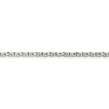 Load image into Gallery viewer, Sterling Silver 2.5mm Byzantine Chain
