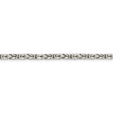 Load image into Gallery viewer, Sterling Silver 3.25mm Byzantine Chain
