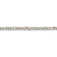 Load image into Gallery viewer, Sterling Silver 4.25mm Byzantine Chain
