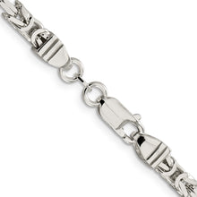 Load image into Gallery viewer, Sterling Silver 4.25mm Byzantine Chain
