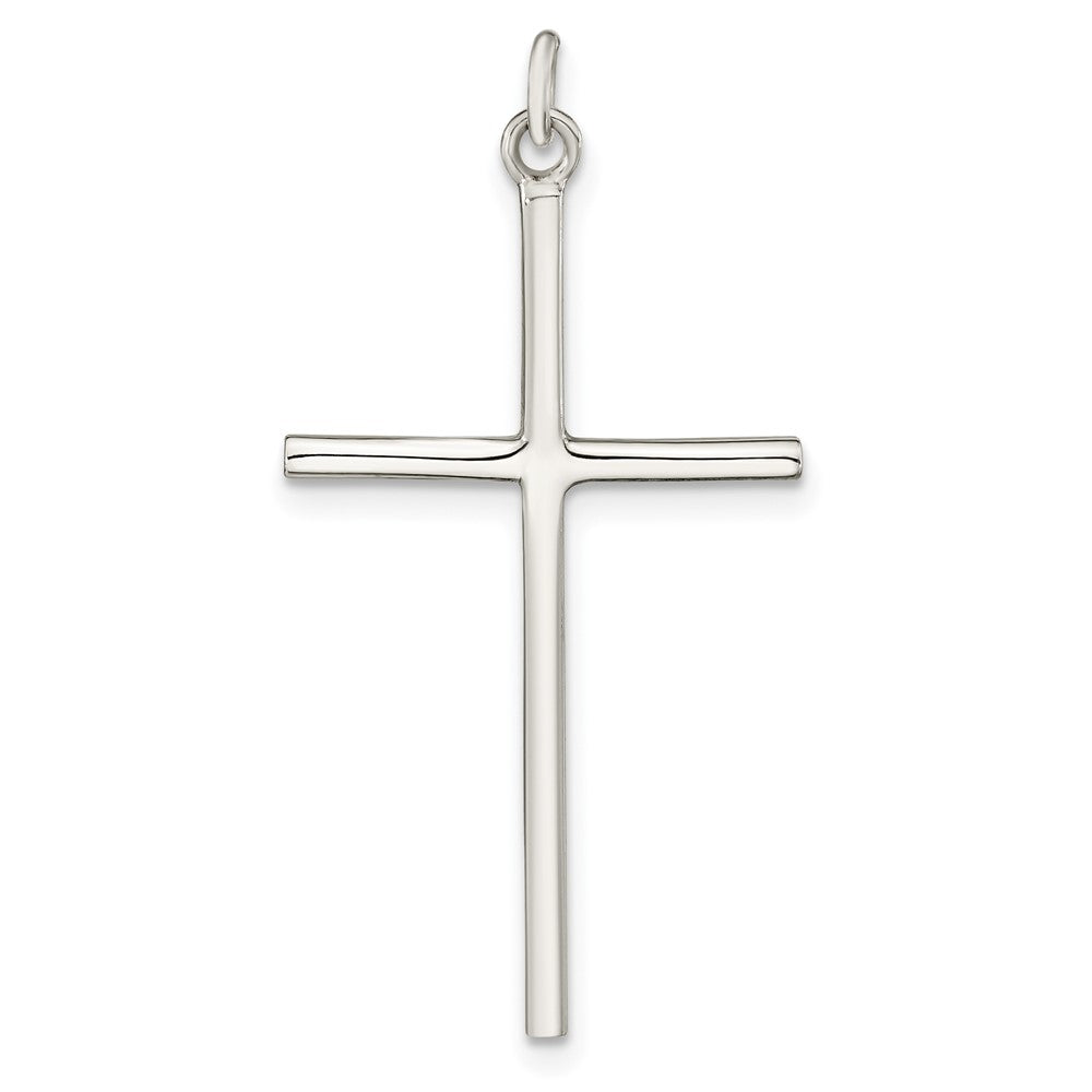Sterling Silver Polished Cross Pendant
