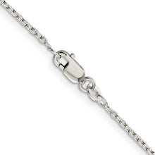 Load image into Gallery viewer, Sterling Silver 1.5mm Beveled Oval Cable Chain
