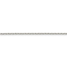 Load image into Gallery viewer, Sterling Silver 2mm Beveled Oval Cable Chain
