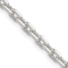 Load image into Gallery viewer, Sterling Silver 3.95mm Beveled Oval Cable Chain
