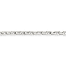 Load image into Gallery viewer, Sterling Silver 5.4mm Beveled Oval Cable Chain
