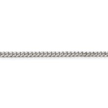 Load image into Gallery viewer, Sterling Silver Rhodium-plated 3.5mm Curb Chain
