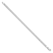 Load image into Gallery viewer, Sterling Silver Rhodium-plated 4.5mm Curb Chain
